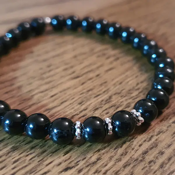 Heilsteinarmband Turmalin schwarz